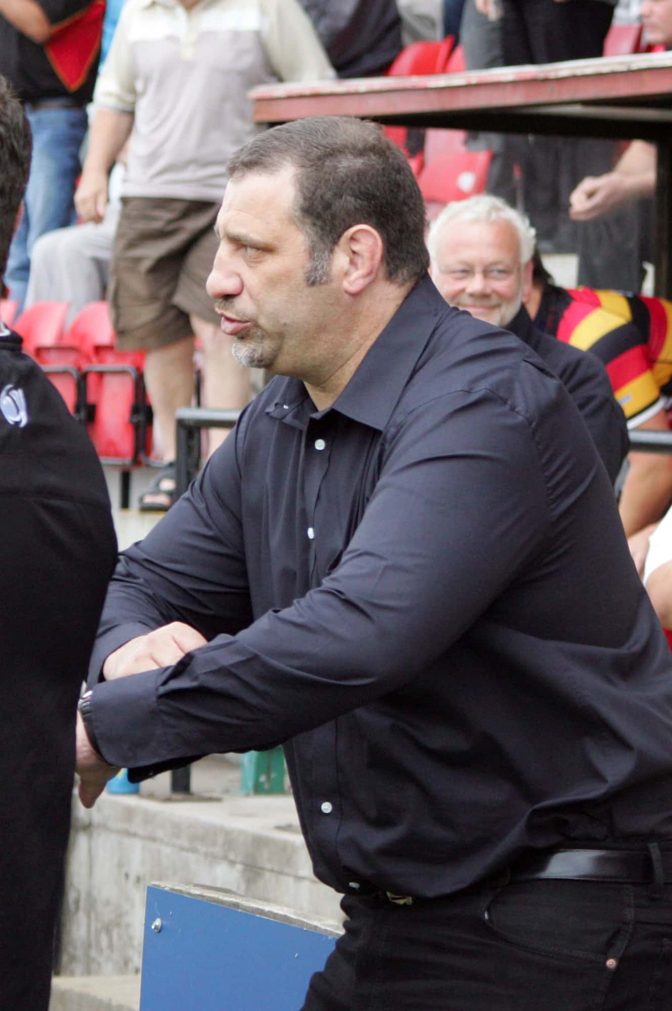 2010 - Batley v Dewsbury - Harrison angry at the lads